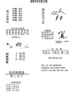 25339期: 福彩3D全套图版参考