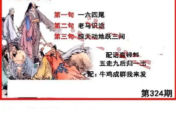 25324期: 福彩3D丹东全图分析