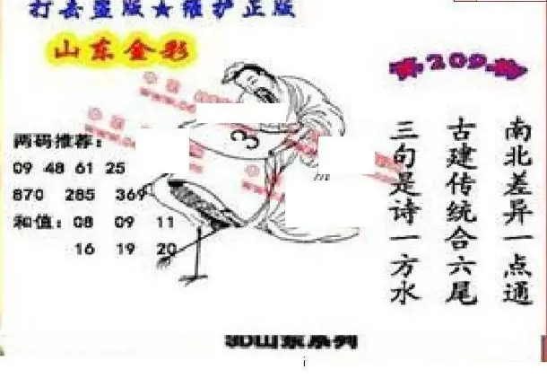 25209期: 福彩3D丹东全图分析