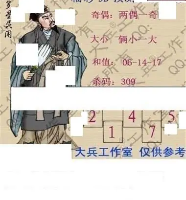 25109期: 大兵福彩3D黄金报图版