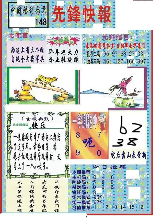 25148期: 福彩3D丹东全图分析