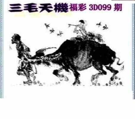 24099期: 三毛3D精品图谜