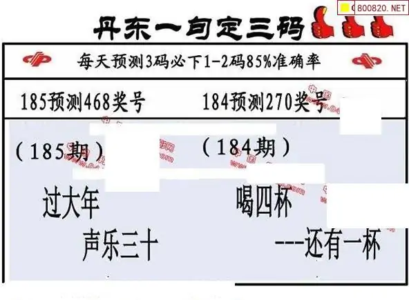 25185期: 福彩3D丹东全图分析