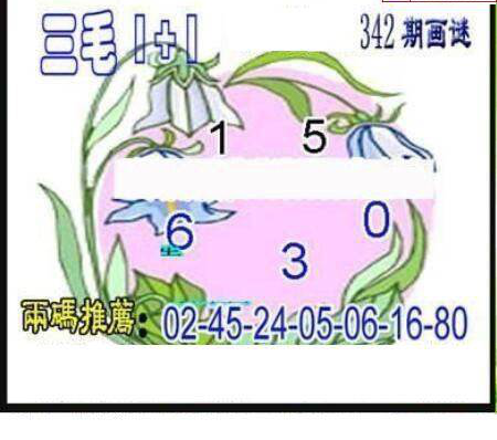 24342期: 三毛3D精品图谜