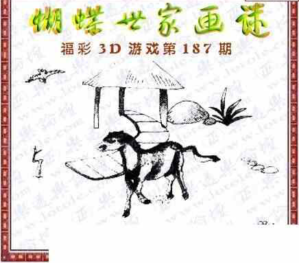 24187期: 3D蝴蝶世家蝴蝶彩图