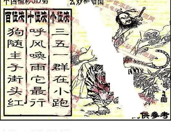 福彩3D 26063期佐罗图一掌经预测图