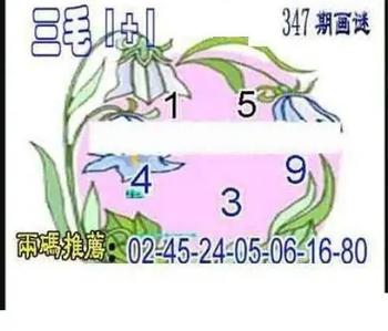 25347期: 三毛3D精品图谜