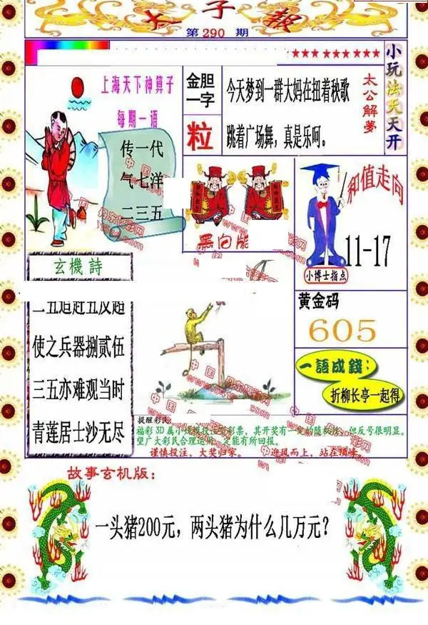 25290期: 福彩3D丹东全图分析