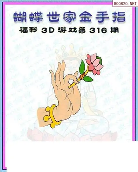 25316期: 3D蝴蝶世家蝴蝶彩图