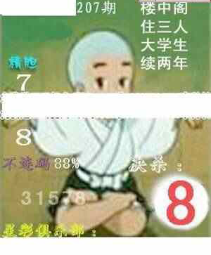 24207期: 白老3D杀码图版