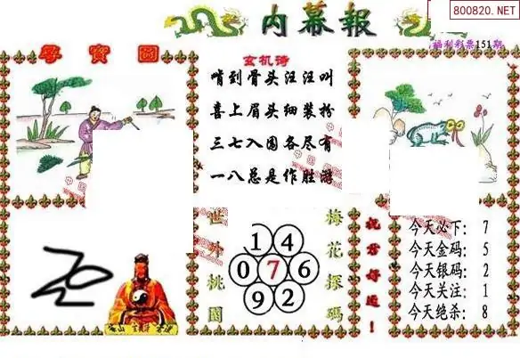 25151期: 福彩3D丹东全图分析