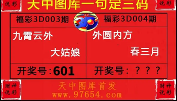 26004期: 财神说彩3D全套图版
