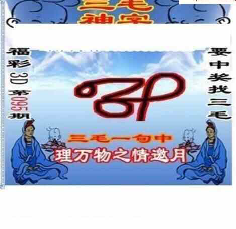 24095期: 三毛3D精品图谜