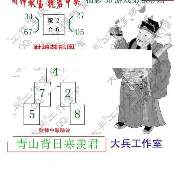 25063期: 大兵福彩3D黄金报图版