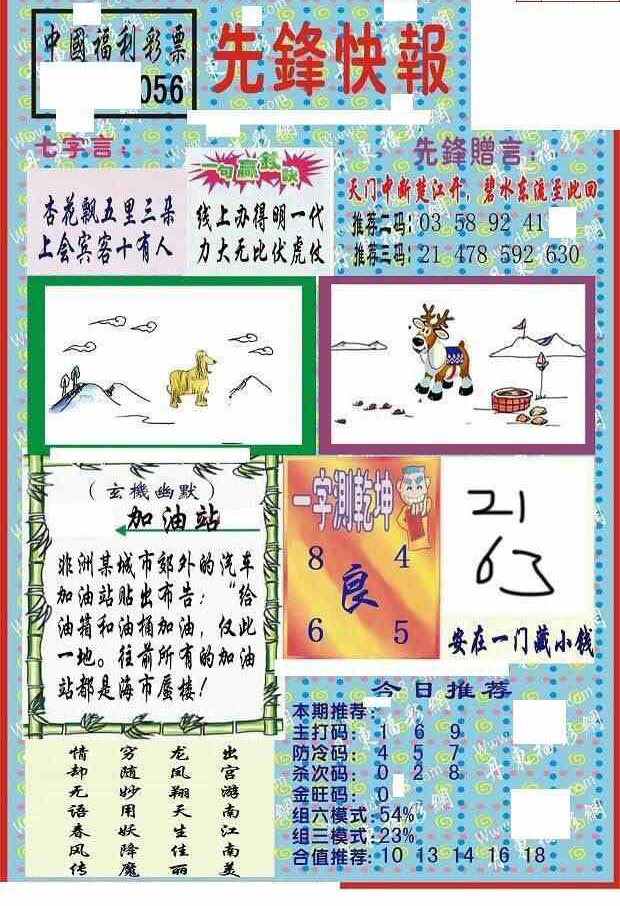 25056期: 福彩3D丹东全图分析