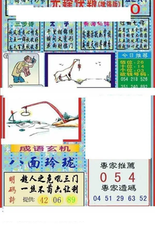 26083期: 福彩3D丹东全图分析