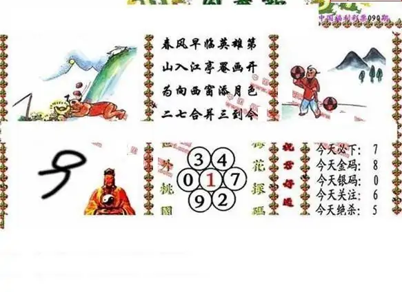 25090期: 福彩3D丹东全图分析