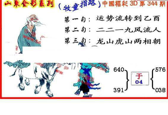 24344期: 福彩3D丹东全图分析