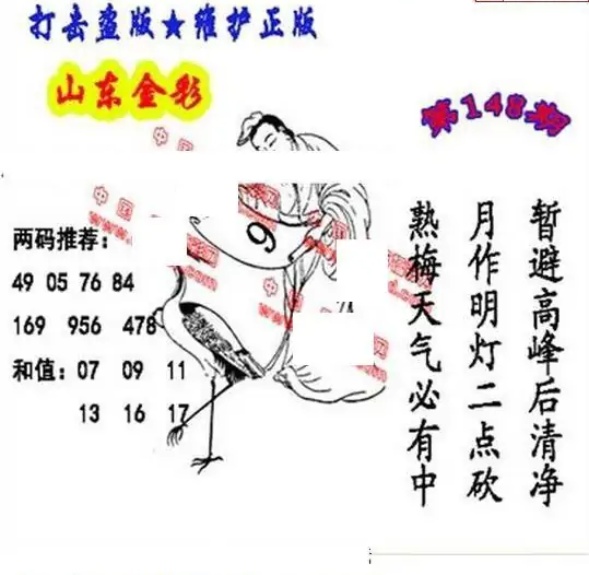 25148期: 福彩3D丹东全图分析