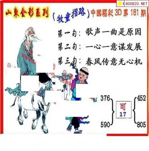25181期: 福彩3D丹东全图分析