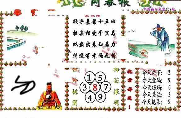 24165期: 福彩3D丹东全图分析