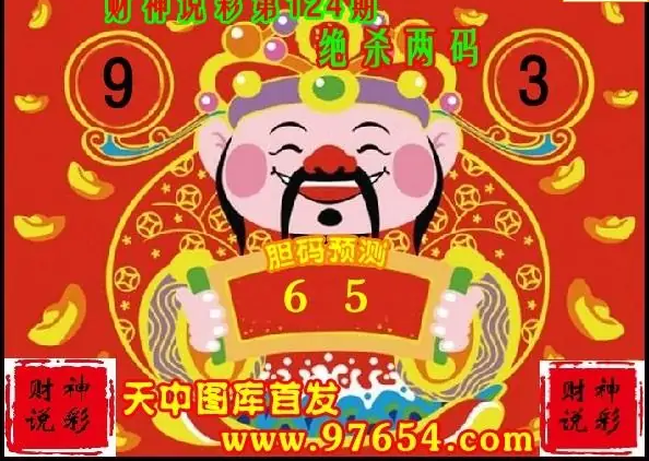 25124期: 财神说彩3D全套图版