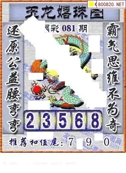 福彩3D 26081期佐罗图一掌经预测图