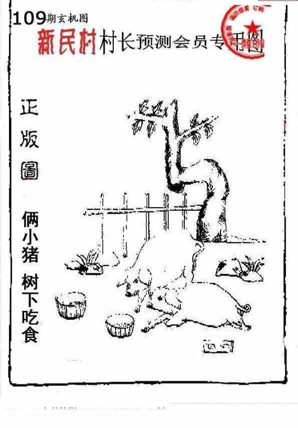 24109期: 老村长福彩3D天天图谜