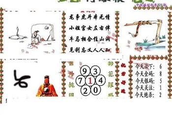 25321期: 福彩3D丹东全图分析