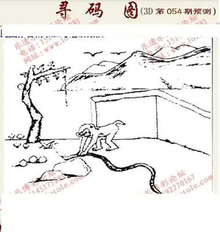 九宝图26054期福彩3D寻码图