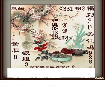 25331期: 白老3D杀码图版