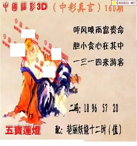 25160期: 福彩3D丹东全图分析