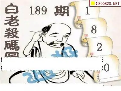 25189期: 白老3D杀码图版