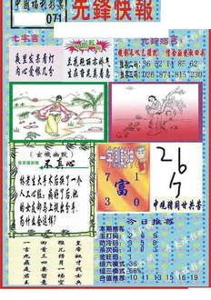 26071期: 福彩3D丹东全图分析
