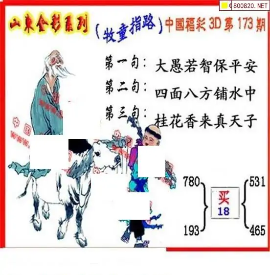 25173期: 福彩3D丹东全图分析