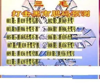 26011期: 三毛3D精品图谜