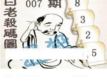 26007期: 白老3D杀码图版