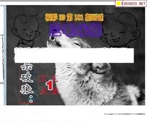 25181期: 三毛3D精品图谜