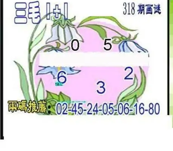 25318期: 三毛3D精品图谜