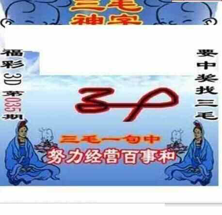 25035期: 三毛3D精品图谜