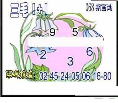 24068期: 三毛3D精品图谜