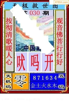 福彩3D26030期天中全套预测分析图