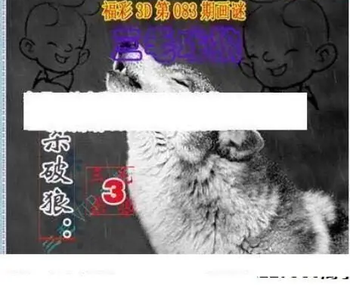 26083期: 三毛3D精品图谜