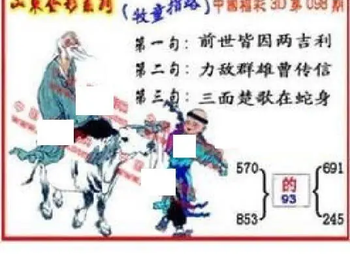 26098期: 福彩3D丹东全图分析