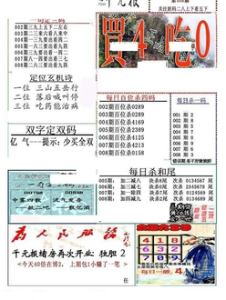 26008期: 福彩3D全套图版参考