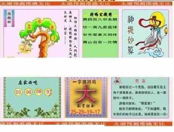 24068期: 太湖图福彩3D精品预测