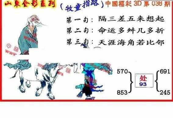 25038期: 福彩3D丹东全图分析