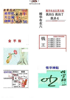 26015期: 福彩3D全套图版参考