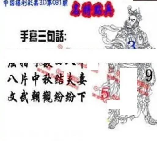 25091期: 福彩3D丹东全图分析