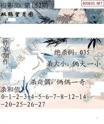 25152期: 大兵福彩3D黄金报图版